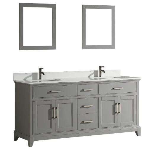 Wood Bathroom Vanity - Vanity Art - Double Sink Bathroom Vanity