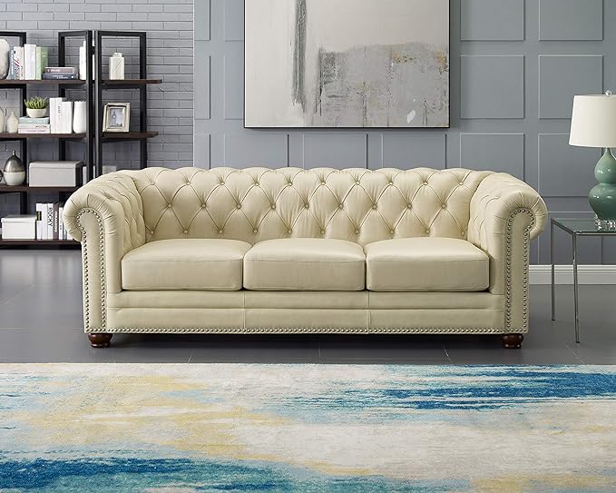 leather reclining sofa