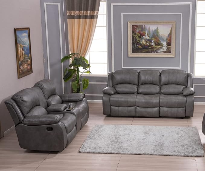 Leather recliner sofas